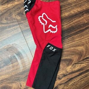 Fox Kids Red moto pants